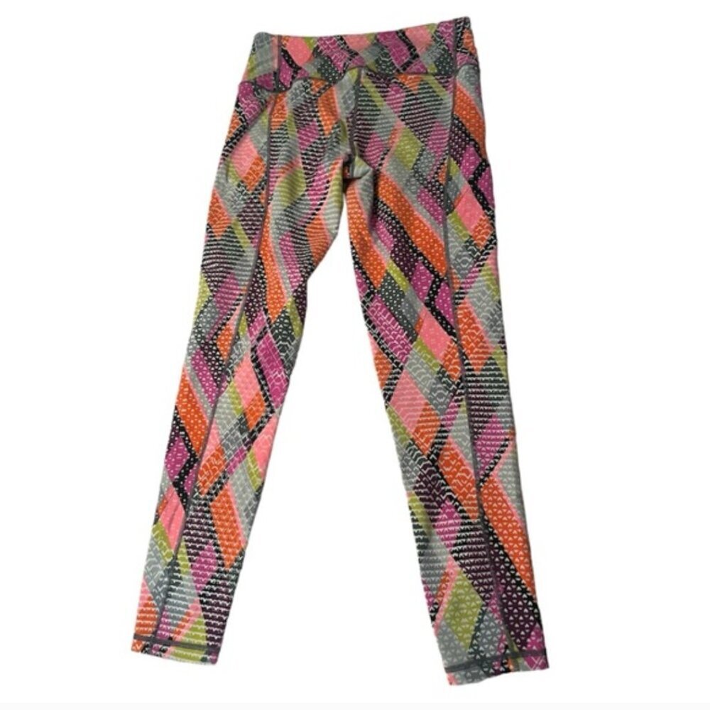 Victoria Sport Knockout Leggings Bold Geo Artsy Athletic Streetwear Sz Small - Picture 5 of 9